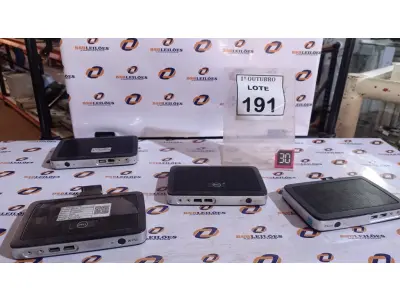 LOTE 191 - 04 THIN CLIENTS MODELO TX0 DELL WYSE. (NO ESTADO) ATENÇÃO! FAZER A VISITAÇÃO ANTES DE ARREMATAR, NÃO SABEMOS SE FUNCIONA, LEILÃO NÃO TEM GARANTIA E NEM DEVOLUÇÃO, SUJEITO A POSSÍVEIS AVARIAS VISÍVEIS/OCULTAS E/OU AUSÊNCIA DE COMPONENTES.