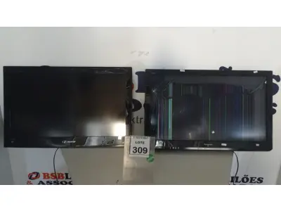 LOTE 309 - 02 TVS LCD 32’’ MARCAS PANASONIC E BUSTER. (NO ESTADO) ATENÇÃO! FAZER A VISITAÇÃO ANTES DE ARREMATAR, NÃO SABEMOS SE FUNCIONA, LEILÃO NÃO TEM GARANTIA E NEM DEVOLUÇÃO, SUJEITO A POSSÍVEIS AVARIAS VISÍVEIS/OCULTAS E/OU AUSÊNCIA DE COMPONENTES.