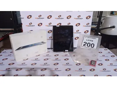 LOTE 200 - 01 IPAD. (NO ESTADO) ATENÇÃO! FAZER A VISITAÇÃO ANTES DE ARREMATAR, NÃO SABEMOS SE FUNCIONA, LEILÃO NÃO TEM GARANTIA E NEM DEVOLUÇÃO, SUJEITO A POSSÍVEIS AVARIAS VISÍVEIS/OCULTAS E/OU AUSÊNCIA DE COMPONENTES.