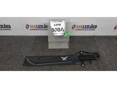 LOTE 060 - 01 FACÃO DO RAMBO IMPORTADO AÇO INOXIDÁVEL FULL TANG BAINHA DE NYLON TAMANHO TOTAL 50CM PESO 300G JÁ AFIADA. (NO ESTADO) ATENÇÃO! FAZER A VISITAÇÃO ANTES DE ARREMATAR, NÃO SABEMOS SE FUNCIONA, LEILÃO NÃO TEM GARANTIA E NEM DEVOLUÇÃO, SUJEITO A POSSÍVEIS AVARIAS VISÍVEIS/OCULTAS E/OU AUSÊNCIA DE COMPONENTES.
