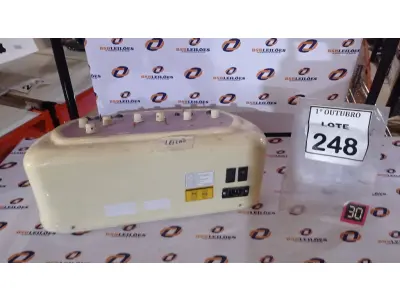 LOTE 248 - 01 APARELHO DE ALTA FREQUÊNCIA BELLE FACE MARCA ELETROBEL. (NO ESTADO) ATENÇÃO! FAZER A VISITAÇÃO ANTES DE ARREMATAR, NÃO SABEMOS SE FUNCIONA, LEILÃO NÃO TEM GARANTIA E NEM DEVOLUÇÃO, SUJEITO A POSSÍVEIS AVARIAS VISÍVEIS/OCULTAS E/OU AUSÊNCIA DE COMPONENTES