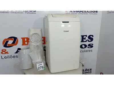LOTE 276 - 01 AR CONDICIONADO PORTÁTIL 12000 BTU MARCA CONSUL. (NO ESTADO) ATENÇÃO! FAZER A VISITAÇÃO ANTES DE ARREMATAR, NÃO SABEMOS SE FUNCIONA, LEILÃO NÃO TEM GARANTIA E NEM DEVOLUÇÃO, SUJEITO A POSSÍVEIS AVARIAS VISÍVEIS/OCULTAS E/OU AUSÊNCIA DE COMPONENTES.