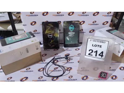 LOTE 214 - 02 TABLETS MODELO VENUE 7 16GB TELA HD 7’’ MARCA DELL. (NO ESTADO) ATENÇÃO! FAZER A VISITAÇÃO ANTES DE ARREMATAR, NÃO SABEMOS SE FUNCIONA, LEILÃO NÃO TEM GARANTIA E NEM DEVOLUÇÃO, SUJEITO A POSSÍVEIS AVARIAS VISÍVEIS/OCULTAS E/OU AUSÊNCIA DE COMPONENTES.