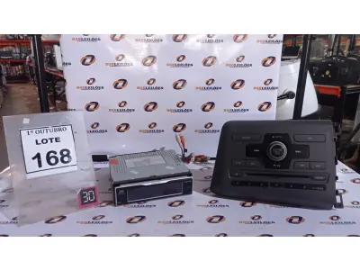 LOTE 168 - 02 APARELHOS DE SOM AUTOMOTIVOS. (NO ESTADO) ATENÇÃO! FAZER A VISITAÇÃO ANTES DE ARREMATAR, NÃO SABEMOS SE FUNCIONA, LEILÃO NÃO TEM GARANTIA E NEM DEVOLUÇÃO, SUJEITO A POSSÍVEIS AVARIAS VISÍVEIS/OCULTAS E/OU AUSÊNCIA DE COMPONENTES