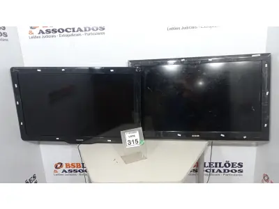 LOTE 315 - 01 TV LCD 42’’ MARCA CCE E 01 TV LCD 40’’ MARCA PHILIPS. (NO ESTADO) ATENÇÃO! FAZER A VISITAÇÃO ANTES DE ARREMATAR, NÃO SABEMOS SE FUNCIONA, LEILÃO NÃO TEM GARANTIA E NEM DEVOLUÇÃO, SUJEITO A POSSÍVEIS AVARIAS VISÍVEIS/OCULTAS E/OU AUSÊNCIA DE COMPONENTES.