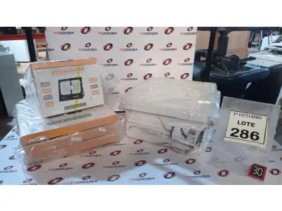 LOTE 286 - 01 LOTE COM VÁRIAS LUMINÁRIAS LED. (NO ESTADO) ATENÇÃO! FAZER A VISITAÇÃO ANTES DE ARREMATAR, NÃO SABEMOS SE FUNCIONA, LEILÃO NÃO TEM GARANTIA E NEM DEVOLUÇÃO, SUJEITO A POSSÍVEIS AVARIAS VISÍVEIS/OCULTAS E/OU AUSÊNCIA DE COMPONENTES.