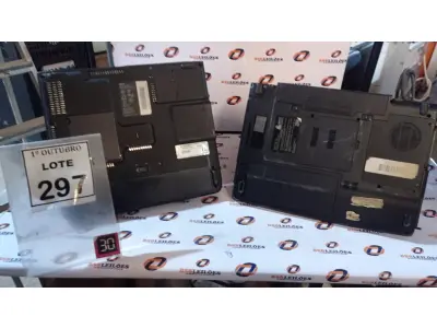LOTE 297 - 02 NOTEBOOKS MARCAS ACER E AMZON PC. (NO ESTADO) ATENÇÃO! FAZER A VISITAÇÃO ANTES DE ARREMATAR, NÃO SABEMOS SE FUNCIONA, LEILÃO NÃO TEM GARANTIA E NEM DEVOLUÇÃO, SUJEITO A POSSÍVEIS AVARIAS VISÍVEIS/OCULTAS E/OU AUSÊNCIA DE COMPONENTES.