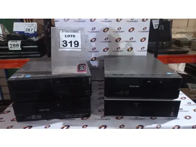 LOTE 319 - 05 CPU’S MARCAS E MODELOS DIVERSOS. (NO ESTADO) ATENÇÃO! FAZER A VISITAÇÃO ANTES DE ARREMATAR, NÃO SABEMOS SE FUNCIONA, LEILÃO NÃO TEM GARANTIA E NEM DEVOLUÇÃO, SUJEITO A POSSÍVEIS AVARIAS VISÍVEIS/OCULTAS E/OU AUSÊNCIA DE COMPONENTES.