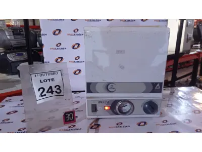 LOTE 243 - 01 ESTUFA DE ESTERILIZAÇÃO E SECAGEM. (NO ESTADO) ATENÇÃO! FAZER A VISITAÇÃO ANTES DE ARREMATAR, NÃO SABEMOS SE FUNCIONA, LEILÃO NÃO TEM GARANTIA E NEM DEVOLUÇÃO, SUJEITO A POSSÍVEIS AVARIAS VISÍVEIS/OCULTAS E/OU AUSÊNCIA DE COMPONENTES.