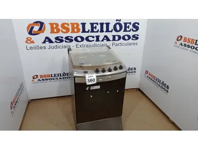 LOTE 360 - 01 FOGÃO 04 BOCAS MARCA BRASTEMP. (NO ESTADO) ATENÇÃO! FAZER A VISITAÇÃO ANTES DE ARREMATAR, NÃO SABEMOS SE FUNCIONA, LEILÃO NÃO TEM GARANTIA E NEM DEVOLUÇÃO, SUJEITO A POSSÍVEIS AVARIAS VISÍVEIS/OCULTAS E/OU AUSÊNCIA DE COMPONENTES.