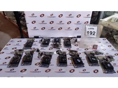 LOTE 192 - 11 PLACAS DE VÍDEO SLIM COM HDMI. (NO ESTADO) ATENÇÃO! FAZER A VISITAÇÃO ANTES DE ARREMATAR, NÃO SABEMOS SE FUNCIONA, LEILÃO NÃO TEM GARANTIA E NEM DEVOLUÇÃO, SUJEITO A POSSÍVEIS AVARIAS VISÍVEIS/OCULTAS E/OU AUSÊNCIA DE COMPONENTES