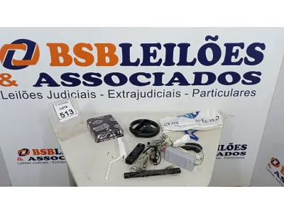 LOTE 513 - 01 NINTENDO WII DESBLOQUEADO. (NO ESTADO) ATENÇÃO! FAZER A VISITAÇÃO ANTES DE ARREMATAR, NÃO SABEMOS SE FUNCIONA, LEILÃO NÃO TEM GARANTIA E NEM DEVOLUÇÃO, SUJEITO A POSSÍVEIS AVARIAS VISÍVEIS/OCULTAS E/OU AUSÊNCIA DE COMPONENTES.
