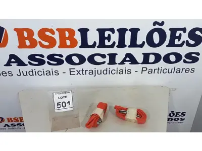 LOTE 501 - 02 CINTAS DE SEGURANÇA. (NO ESTADO) ATENÇÃO! FAZER A VISITAÇÃO ANTES DE ARREMATAR, NÃO SABEMOS SE FUNCIONA, LEILÃO NÃO TEM GARANTIA E NEM DEVOLUÇÃO, SUJEITO A POSSÍVEIS AVARIAS VISÍVEIS/OCULTAS E/OU AUSÊNCIA DE COMPONENTES.