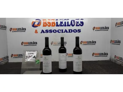 LOTE 320 - 03 GARRAFAS DE VINHO TINTO VALA REAL PORTUGUÊS SAFRA 2019 750ML. (NO ESTADO) ATENÇÃO! FAZER A VISITAÇÃO ANTES DE ARREMATAR, NÃO SABEMOS SE FUNCIONA, LEILÃO NÃO TEM GARANTIA E NEM DEVOLUÇÃO, SUJEITO A POSSÍVEIS AVARIAS VISÍVEIS/OCULTAS E/OU AUSÊNCIA DE COMPONENTES.