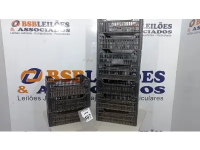 LOTE 497 - 10 CESTAS ORGANIZADORAS. (NO ESTADO) ATENÇÃO! FAZER A VISITAÇÃO ANTES DE ARREMATAR, NÃO SABEMOS SE FUNCIONA, LEILÃO NÃO TEM GARANTIA E NEM DEVOLUÇÃO, SUJEITO A POSSÍVEIS AVARIAS VISÍVEIS/OCULTAS E/OU AUSÊNCIA DE COMPONENTES.