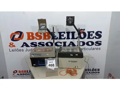 LOTE 468 - 02 RETROPROJETORES. (NO ESTADO) ATENÇÃO! FAZER A VISITAÇÃO ANTES DE ARREMATAR, NÃO SABEMOS SE FUNCIONA, LEILÃO NÃO TEM GARANTIA E NEM DEVOLUÇÃO, SUJEITO A POSSÍVEIS AVARIAS VISÍVEIS/OCULTAS E/OU AUSÊNCIA DE COMPONENTES.