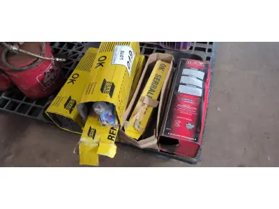 LOTE 019 - 01 LOTE COM CAIXAS COM ELETRODOS DIVERSOS. (NO ESTADO) ATENÇÃO! FAZER A VISITAÇÃO ANTES DE ARREMATAR, NÃO SABEMOS SE FUNCIONA, LEILÃO NÃO TEM GARANTIA E NEM DEVOLUÇÃO, SUJEITO A POSSÍVEIS AVARIAS VISÍVEIS/OCULTAS E/OU AUSÊNCIA DE COMPONENTES.