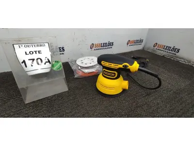LOTE 170 - 01 LIXADEIRA ROTO ORBITAL COM REGULADOR DE VELOCIDADE 220V 300W COM 16 LIXAS (PRODUTO NOVO) (NO ESTADO) ATENÇÃO! FAZER A VISITAÇÃO ANTES DE ARREMATAR, NÃO SABEMOS SE FUNCIONA, LEILÃO NÃO TEM GARANTIA E NEM DEVOLUÇÃO, SUJEITO A POSSÍVEIS AVARIAS VISÍVEIS/OCULTAS E/OU AUSÊNCIA DE COMPONENTES.