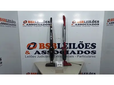 LOTE 410 - 02 ASPIRADORES DE PÓ. (NO ESTADO) ATENÇÃO! FAZER A VISITAÇÃO ANTES DE ARREMATAR, NÃO SABEMOS SE FUNCIONA, LEILÃO NÃO TEM GARANTIA E NEM DEVOLUÇÃO, SUJEITO A POSSÍVEIS AVARIAS VISÍVEIS/OCULTAS E/OU AUSÊNCIA DE COMPONENTES.