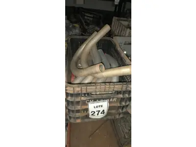 LOTE 274 - 01 LOTE COM CURVAS ZINCADAS 1’. (CAIXA ORGANIZADORA NAO INCLUSA) (NO ESTADO) ATENÇÃO! FAZER A VISITAÇÃO ANTES DE ARREMATAR, NÃO SABEMOS SE FUNCIONA, LEILÃO NÃO TEM GARANTIA E NEM DEVOLUÇÃO, SUJEITO A POSSÍVEIS AVARIAS VISÍVEIS/OCULTAS E/OU AUSÊNCIA DE COMPONENTES.