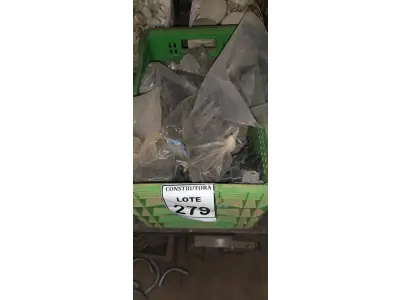 LOTE 279 - 01 LOTE COM MATERIAS HIDRÁULICOS E ELÉTRICOS DIVERSOS. (CAIXA ORGANIZADORA NAO INCLUSA) (NO ESTADO) ATENÇÃO! FAZER A VISITAÇÃO ANTES DE ARREMATAR, NÃO SABEMOS SE FUNCIONA, LEILÃO NÃO TEM GARANTIA E NEM DEVOLUÇÃO, SUJEITO A POSSÍVEIS AVARIAS VISÍVEIS/OCULTAS E/OU AUSÊNCIA DE COMPONENTES.