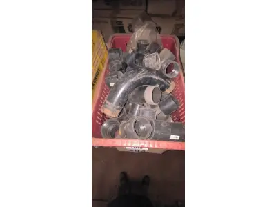 LOTE 294 - 01 LOTE COM LUVAS ELETRODUTO PVC ROSCÁVEIS 2 ½. (CAIXA ORGANIZADORA NAO INCLUSA) (NO ESTADO) ATENÇÃO! FAZER A VISITAÇÃO ANTES DE ARREMATAR, NÃO SABEMOS SE FUNCIONA, LEILÃO NÃO TEM GARANTIA E NEM DEVOLUÇÃO, SUJEITO A POSSÍVEIS AVARIAS VISÍVEIS/OCULTAS E/OU AUSÊNCIA DE COMPONENTES.