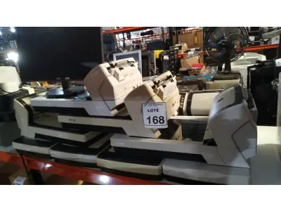 LOTE 168 - 08 SCANNERS MODELO FI-6230 MARCA FUJITSU E 01 MONITOR MARCA AOC. (NO ESTADO) ATENÇÃO! FAZER A VISITAÇÃO ANTES DE ARREMATAR, NÃO SABEMOS SE FUNCIONA, LEILÃO NÃO TEM GARANTIA E NEM DEVOLUÇÃO, SUJEITO A POSSÍVEIS AVARIAS VISÍVEIS/OCULTAS E/OU AUSÊNCIA DE COMPONENTES.