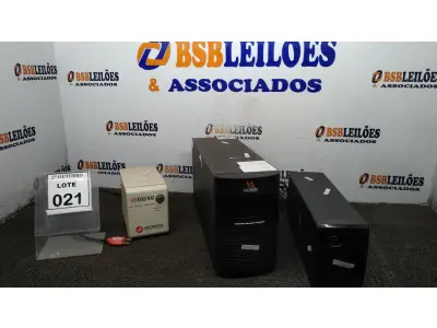 LOTE 021 - 02 NOBREAKS MARCAS LACERDA E 01 ESTABILIZADOR. (NO ESTADO) ATENÇÃO! FAZER A VISITAÇÃO ANTES DE ARREMATAR, NÃO SABEMOS SE FUNCIONA, LEILÃO NÃO TEM GARANTIA E NEM DEVOLUÇÃO, SUJEITO A POSSÍVEIS AVARIAS VISÍVEIS/OCULTAS E/OU AUSÊNCIA DE COMPONENTES.