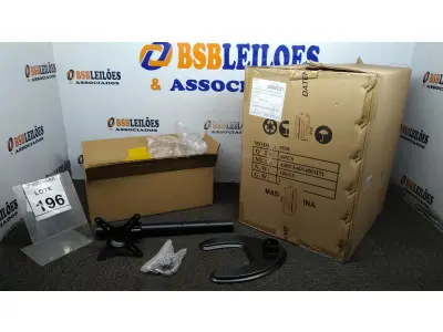 LOTE 196 - 01 CAIXA COM 06 SUPORTES PARA MONITORES MARCA DATEN. (NO ESTADO) ATENÇÃO! FAZER A VISITAÇÃO ANTES DE ARREMATAR, NÃO SABEMOS SE FUNCIONA, LEILÃO NÃO TEM GARANTIA E NEM DEVOLUÇÃO, SUJEITO A POSSÍVEIS AVARIAS VISÍVEIS/OCULTAS E/OU AUSÊNCIA DE COMPONENTES.