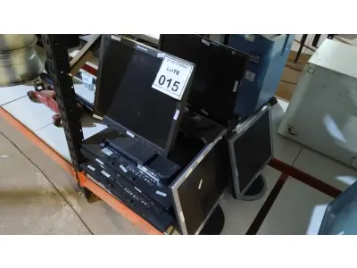LOTE 015 - 01 LOTE COM VÁRIOS MONITORES LCD DE MARCAS E MODELOS DIVERSOS. (NO ESTADO) ATENÇÃO! FAZER A VISITAÇÃO ANTES DE ARREMATAR, NÃO SABEMOS SE FUNCIONA, LEILÃO NÃO TEM GARANTIA E NEM DEVOLUÇÃO, SUJEITO A POSSÍVEIS AVARIAS VISÍVEIS/OCULTAS E/OU AUSÊNCIA DE COMPONENTES.