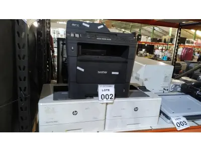 LOTE 002 - 02 IMPRESSORAS MARCA HP MODELOS M404DW E M402N E 01 IMPRESSORA MARCA BROTHER MODELO MFC-8512DN. (NO ESTADO) ATENÇÃO! FAZER A VISITAÇÃO ANTES DE ARREMATAR, NÃO SABEMOS SE FUNCIONA, LEILÃO NÃO TEM GARANTIA E NEM DEVOLUÇÃO, SUJEITO A POSSÍVEIS AVARIAS VISÍVEIS/OCULTAS E/OU AUSÊNCIA DE COMPONENTES.