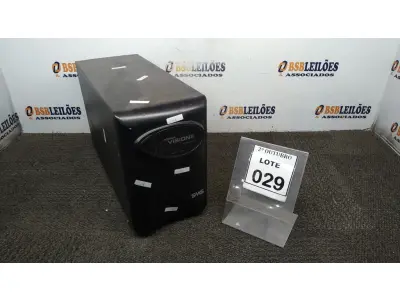 LOTE 029 - 01 NOBREAK MARCA SMS. (NO ESTADO) ATENÇÃO! FAZER A VISITAÇÃO ANTES DE ARREMATAR, NÃO SABEMOS SE FUNCIONA, LEILÃO NÃO TEM GARANTIA E NEM DEVOLUÇÃO, SUJEITO A POSSÍVEIS AVARIAS VISÍVEIS/OCULTAS E/OU AUSÊNCIA DE COMPONENTES.