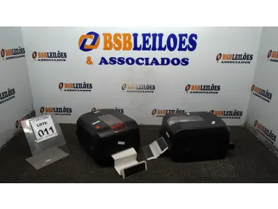 LOTE 011 - 02 IMPRESSORAS DE ETIQUETAS MARCA HONEYWELL. (NO ESTADO) ATENÇÃO! FAZER A VISITAÇÃO ANTES DE ARREMATAR, NÃO SABEMOS SE FUNCIONA, LEILÃO NÃO TEM GARANTIA E NEM DEVOLUÇÃO, SUJEITO A POSSÍVEIS AVARIAS VISÍVEIS/OCULTAS E/OU AUSÊNCIA DE COMPONENTES.