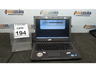 LOTE 194 - 01 NOTEBOOK MARCA DELL. (NO ESTADO) ATENÇÃO! FAZER A VISITAÇÃO ANTES DE ARREMATAR, NÃO SABEMOS SE FUNCIONA, LEILÃO NÃO TEM GARANTIA E NEM DEVOLUÇÃO, SUJEITO A POSSÍVEIS AVARIAS VISÍVEIS/OCULTAS E/OU AUSÊNCIA DE COMPONENTES.
