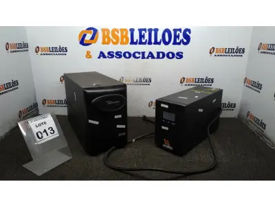 LOTE 013 - 02 NOBREAKS MARCAS LACERDA E SMS. (NO ESTADO) ATENÇÃO! FAZER A VISITAÇÃO ANTES DE ARREMATAR, NÃO SABEMOS SE FUNCIONA, LEILÃO NÃO TEM GARANTIA E NEM DEVOLUÇÃO, SUJEITO A POSSÍVEIS AVARIAS VISÍVEIS/OCULTAS E/OU AUSÊNCIA DE COMPONENTES.