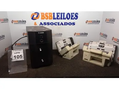 LOTE 105 - 02 SCANNERS MODELO I1150 MARCA KODAK E 01 NOBREAK. (NO ESTADO) ATENÇÃO! FAZER A VISITAÇÃO ANTES DE ARREMATAR, NÃO SABEMOS SE FUNCIONA, LEILÃO NÃO TEM GARANTIA E NEM DEVOLUÇÃO, SUJEITO A POSSÍVEIS AVARIAS VISÍVEIS/OCULTAS E/OU AUSÊNCIA DE COMPONENTES.