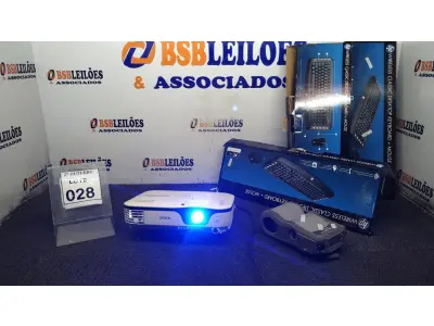 LOTE 028 - 01 SERVIDOR DE RACK MARCA DELL, 03 TECLADOS DE PC COM MOUSE SEM FIO MARCA HP, 01 IMPRESSORA TÉRMICA MARCA ZEBRA E 01 PROJETOR MARCA EPSON. (NO ESTADO) ATENÇÃO! FAZER A VISITAÇÃO ANTES DE ARREMATAR, NÃO SABEMOS SE FUNCIONA, LEILÃO NÃO TEM GARANTIA E NEM DEVOLUÇÃO, SUJEITO A POSSÍVEIS AVARIAS VISÍVEIS/OCULTAS E/OU AUSÊNCIA DE COMPONENTES.