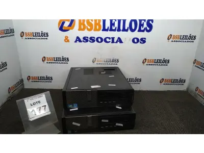 LOTE 177 - 02 CPUS MARCA DELL. (NO ESTADO) ATENÇÃO! FAZER A VISITAÇÃO ANTES DE ARREMATAR, NÃO SABEMOS SE FUNCIONA, LEILÃO NÃO TEM GARANTIA E NEM DEVOLUÇÃO, SUJEITO A POSSÍVEIS AVARIAS VISÍVEIS/OCULTAS E/OU AUSÊNCIA DE COMPONENTES.