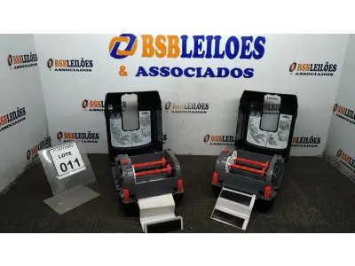 LOTE 011 - 02 IMPRESSORAS DE ETIQUETAS MARCA HONEYWELL. (NO ESTADO) ATENÇÃO! FAZER A VISITAÇÃO ANTES DE ARREMATAR, NÃO SABEMOS SE FUNCIONA, LEILÃO NÃO TEM GARANTIA E NEM DEVOLUÇÃO, SUJEITO A POSSÍVEIS AVARIAS VISÍVEIS/OCULTAS E/OU AUSÊNCIA DE COMPONENTES.