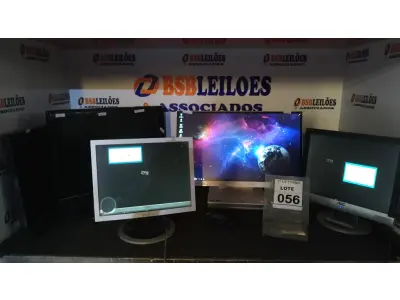 LOTE 056 - 01 ALL IN ONE CORE I5, 01 MINI CPU MARCA INIT E 04 MONITORES DE MARCAS E MODELOS DIVERSOS. (NO ESTADO) ATENÇÃO! FAZER A VISITAÇÃO ANTES DE ARREMATAR, NÃO SABEMOS SE FUNCIONA, LEILÃO NÃO TEM GARANTIA E NEM DEVOLUÇÃO, SUJEITO A POSSÍVEIS AVARIAS VISÍVEIS/OCULTAS E/OU AUSÊNCIA DE COMPONENTES.