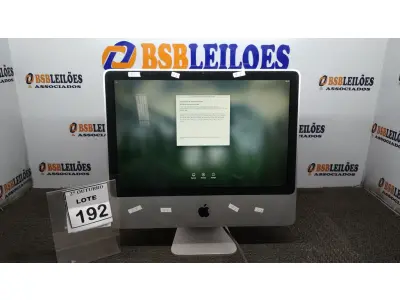 LOTE 192 - 01 IMAC APPLE. (NO ESTADO) ATENÇÃO! FAZER A VISITAÇÃO ANTES DE ARREMATAR, NÃO SABEMOS SE FUNCIONA, LEILÃO NÃO TEM GARANTIA E NEM DEVOLUÇÃO, SUJEITO A POSSÍVEIS AVARIAS VISÍVEIS/OCULTAS E/OU AUSÊNCIA DE COMPONENTES.