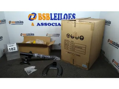 LOTE 182 - 01 CAIXA COM 06 SUPORTES PARA MONITORES MARCA DATEN. (NO ESTADO) ATENÇÃO! FAZER A VISITAÇÃO ANTES DE ARREMATAR, NÃO SABEMOS SE FUNCIONA, LEILÃO NÃO TEM GARANTIA E NEM DEVOLUÇÃO, SUJEITO A POSSÍVEIS AVARIAS VISÍVEIS/OCULTAS E/OU AUSÊNCIA DE COMPONENTES.