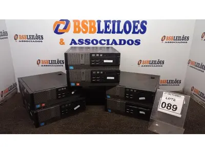 LOTE 089 - 06 CPUS MARCA DELL. (NO ESTADO) ATENÇÃO! FAZER A VISITAÇÃO ANTES DE ARREMATAR, NÃO SABEMOS SE FUNCIONA, LEILÃO NÃO TEM GARANTIA E NEM DEVOLUÇÃO, SUJEITO A POSSÍVEIS AVARIAS VISÍVEIS/OCULTAS E/OU AUSÊNCIA DE COMPONENTES.