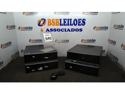 LOTE 045 - 04 CPUS MARCA HP. (NO ESTADO) ATENÇÃO! FAZER A VISITAÇÃO ANTES DE ARREMATAR, NÃO SABEMOS SE FUNCIONA, LEILÃO NÃO TEM GARANTIA E NEM DEVOLUÇÃO, SUJEITO A POSSÍVEIS AVARIAS VISÍVEIS/OCULTAS E/OU AUSÊNCIA DE COMPONENTES.