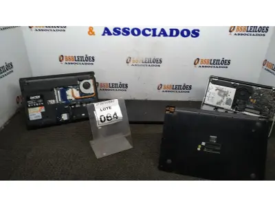 LOTE 064 - 04 NOTEBOOKS DE MARCAS E MODELOS DIVERSOS. (NO ESTADO) ATENÇÃO! FAZER A VISITAÇÃO ANTES DE ARREMATAR, NÃO SABEMOS SE FUNCIONA, LEILÃO NÃO TEM GARANTIA E NEM DEVOLUÇÃO, SUJEITO A POSSÍVEIS AVARIAS VISÍVEIS/OCULTAS E/OU AUSÊNCIA DE COMPONENTES.