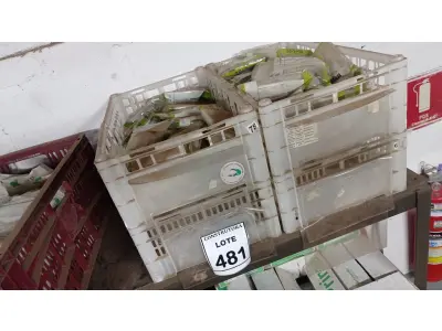 LOTE 481 - 01 LOTE COM SUPORTES DE PLACA CEGA 4X4 E 4X2. (CAIXA ORGANIZADORA NAO INCLUSA) (NO ESTADO) ATENÇÃO! FAZER A VISITAÇÃO ANTES DE ARREMATAR, NÃO SABEMOS SE FUNCIONA, LEILÃO NÃO TEM GARANTIA E NEM DEVOLUÇÃO, SUJEITO A POSSÍVEIS AVARIAS VISÍVEIS/OCULTAS E/OU AUSÊNCIA DE COMPONENTES.