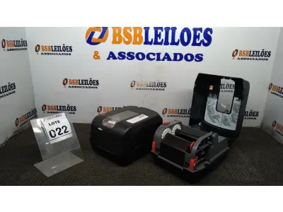 LOTE 022 - 02 IMPRESSORAS DE ETIQUETAS MARCA HONEYWELL. (NO ESTADO) ATENÇÃO! FAZER A VISITAÇÃO ANTES DE ARREMATAR, NÃO SABEMOS SE FUNCIONA, LEILÃO NÃO TEM GARANTIA E NEM DEVOLUÇÃO, SUJEITO A POSSÍVEIS AVARIAS VISÍVEIS/OCULTAS E/OU AUSÊNCIA DE COMPONENTES.