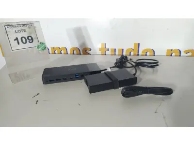 LOTE 109 - 01 DOCKING STATION DELL WD19 (NOVO).(NO ESTADO EM QUE SE ENCONTRA. SUJEITO A AVARIAS OCULTAS/VISÍVEIS.)