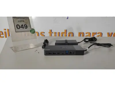 LOTE 049 - 01 DOCKING STATION DELL WD19 (NOVO).(NO ESTADO EM QUE SE ENCONTRA. SUJEITO A AVARIAS OCULTAS/VISÍVEIS.)