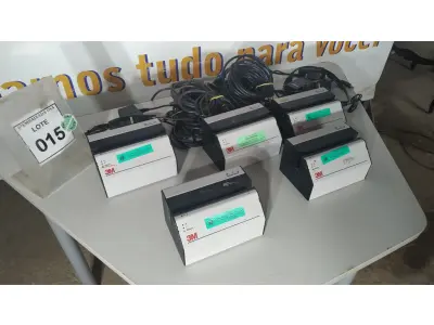 LOTE 015 - 05 SCANNERS 3M PARA DOCUMENTOS. . (NO ESTADO EM QUE SE ENCONTRA. SUJEITO A AVARIAS OCULTAS/VISÍVEIS.)